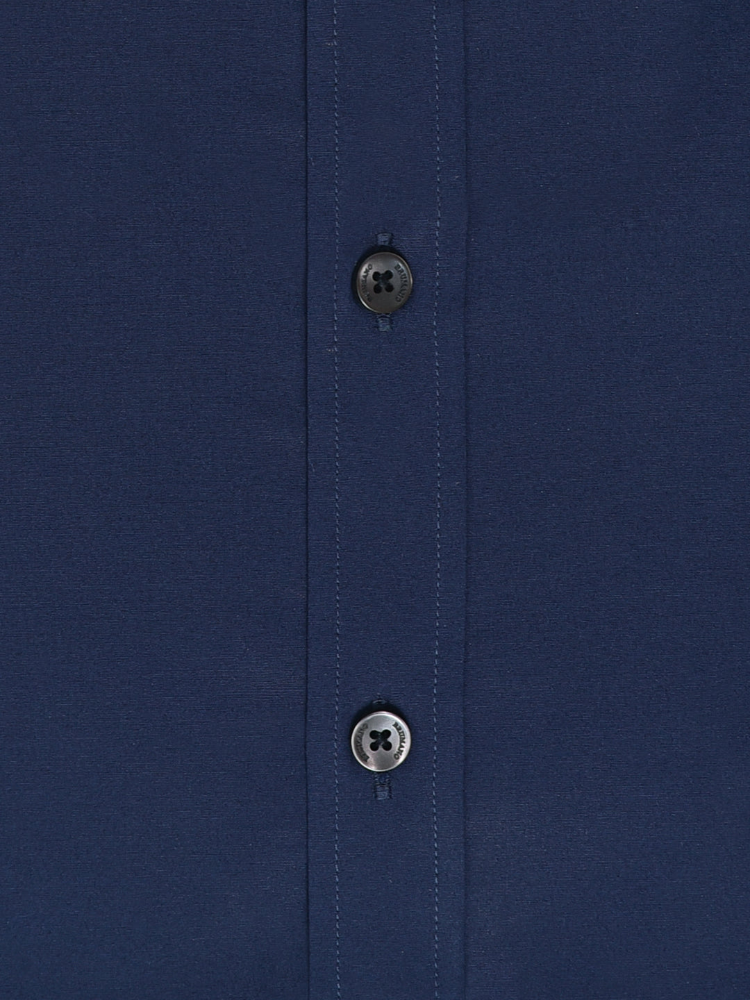 Navy Blue Button Down Shirt With Collar Detailing Brumano Pakistan