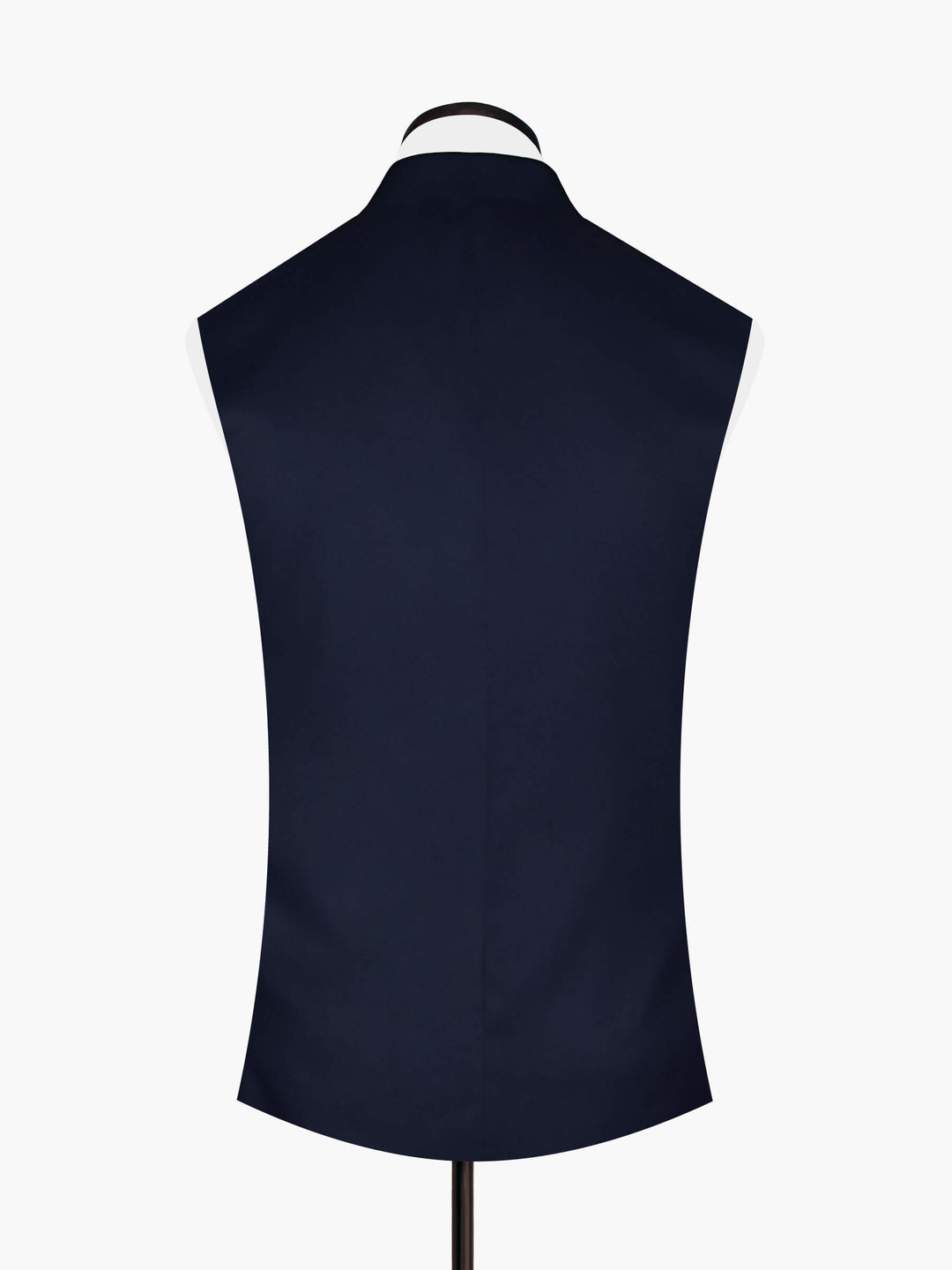 Navy Blue Formal Waistcoat With Brown Buttons Brumano Pakistan
