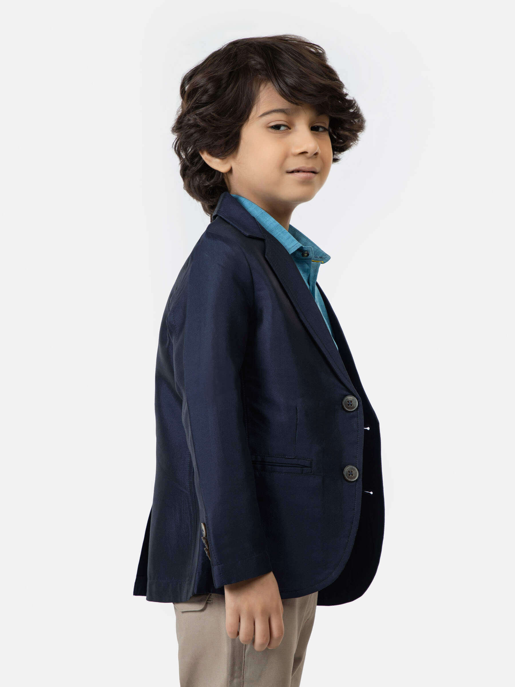 Navy blue cheap coat kids