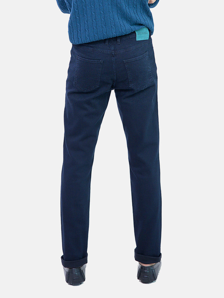 Navy Blue Straight Fit Jeans Brumano Pakistam