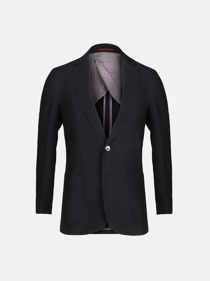 Navy Blue Wool Blazer Brumano Pakistan