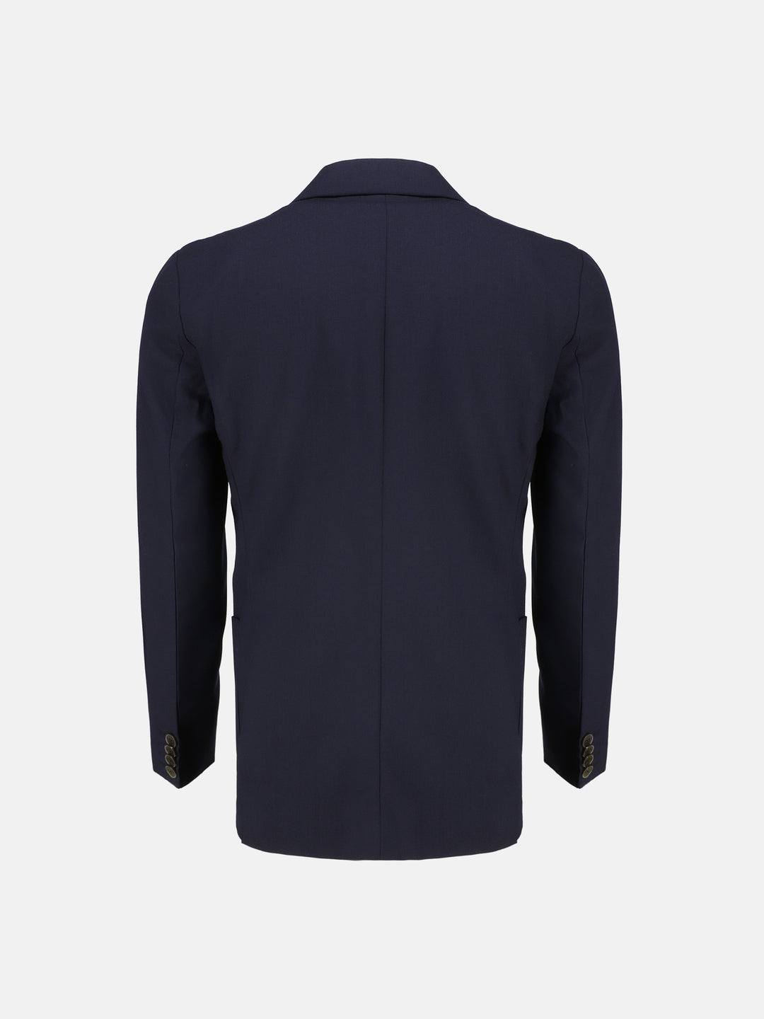 Grey Wool Herringbone Blazer