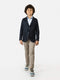 Navy Blue & Green Wool Blended Kids Blazer BRumano Pakistan