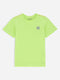 Neon Green Basic Crew Neck Casual T-Shirt Brumano Pakistan
