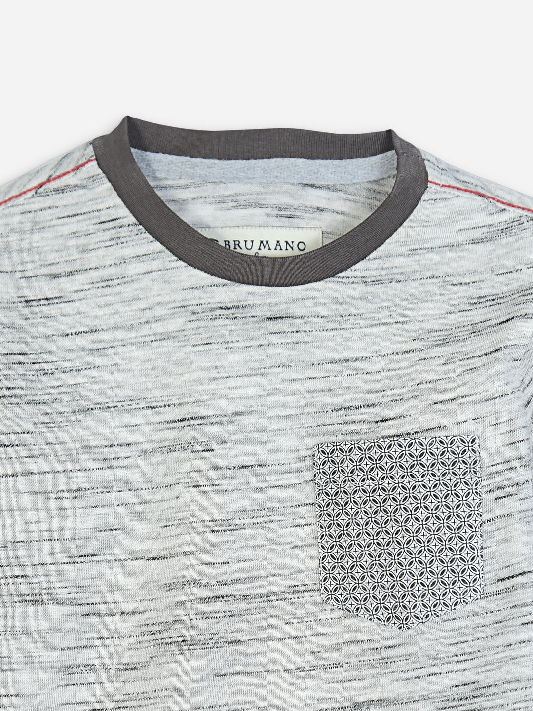 Off-White Injected Long Sleeve Casual T-Shirt Brumano Pakistan