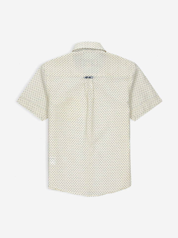 Off-White Triangle Printed Short Sleeve Casual Shirt Brumano Pakistan
