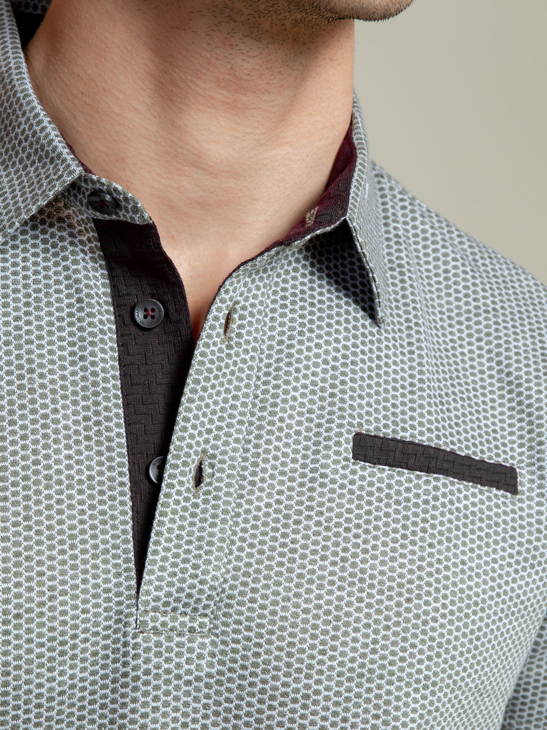 Olive Green Mercerized Polo Shirt Brumano Pakistan