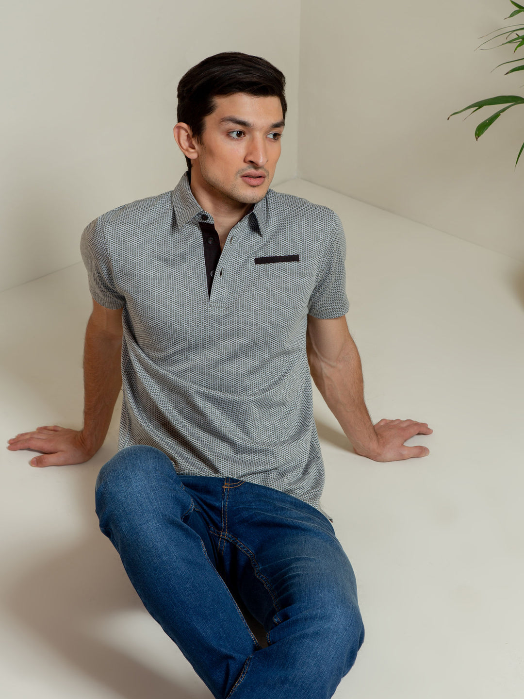 Olive Green Mercerized Polo Shirt Brumano Pakistan