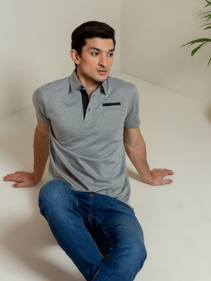Olive Green Mercerized Polo Shirt Brumano Pakistan