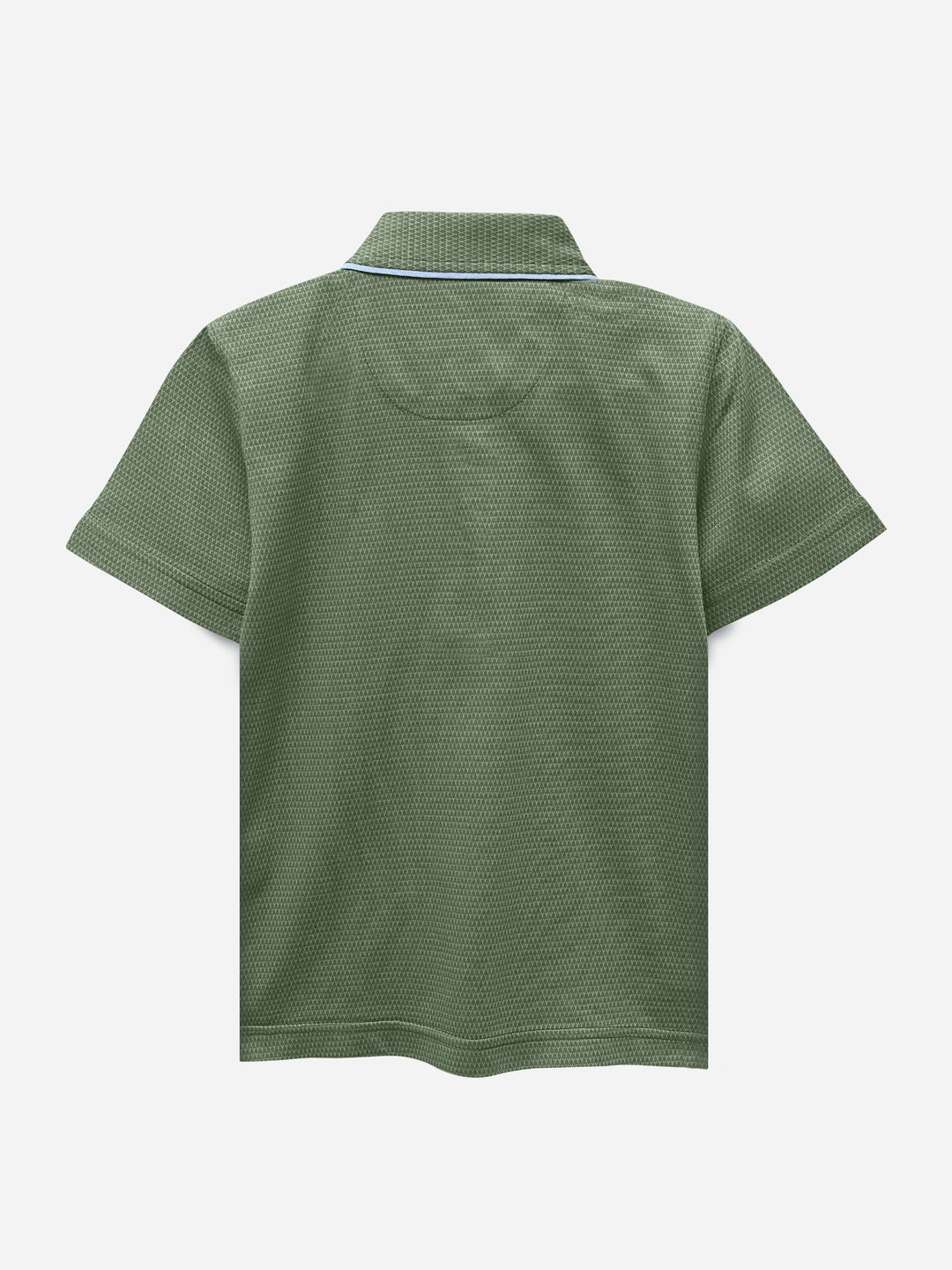 Olive Jacquard Casual Polo Shirts Brumano Pakistan