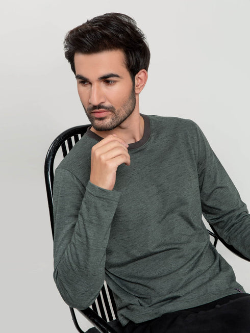 Olive Neppy Long Sleeve T-shirt Brumano Pakistan