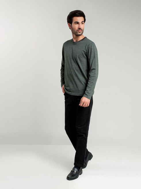 Olive Neppy Long Sleeve T-shirt Brumano Pakistan