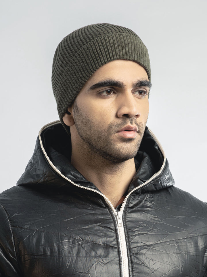 Olive Green Beanie Cap Brumano Pakistan