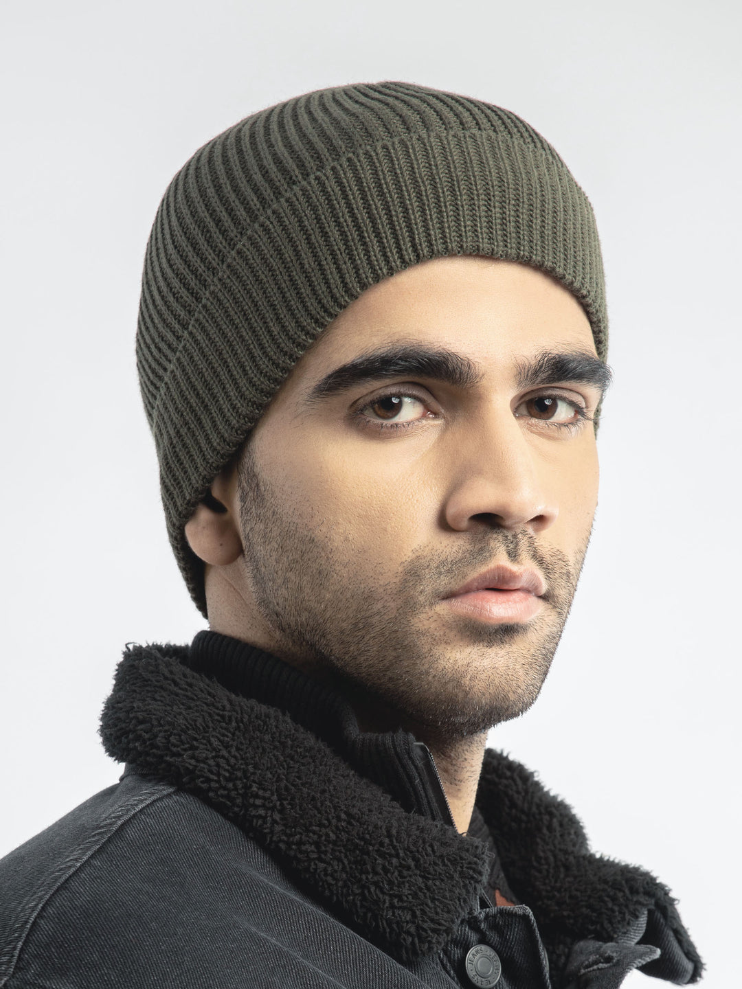 Olive Green Beanie Cap Brumano Pakistan
