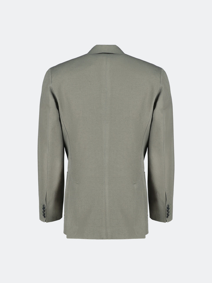 Olive Green Light Weight Linen Blazer Brumano Pakistan