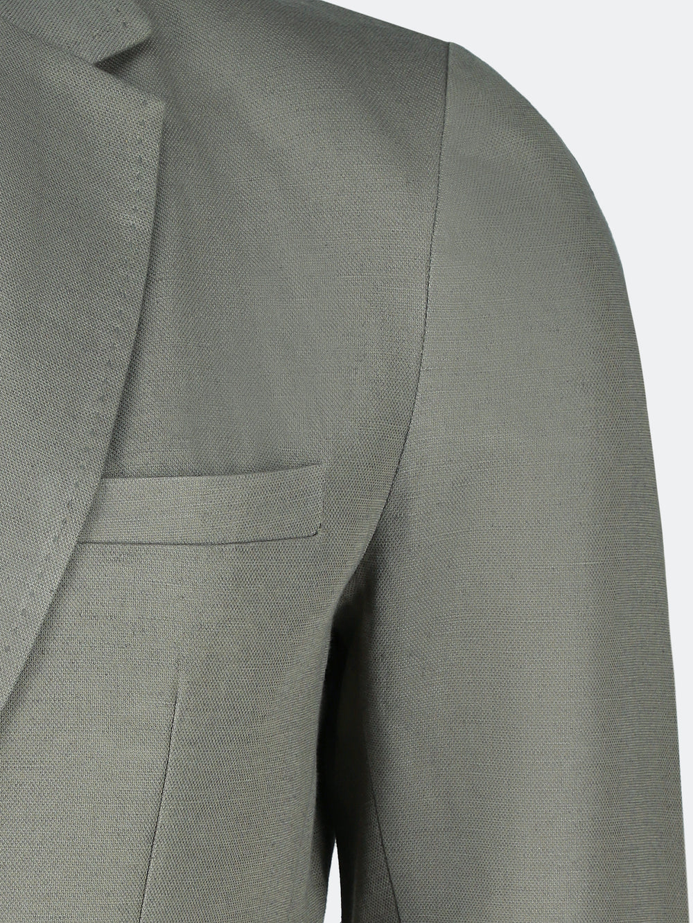 Olive Green Light Weight Linen Blazer