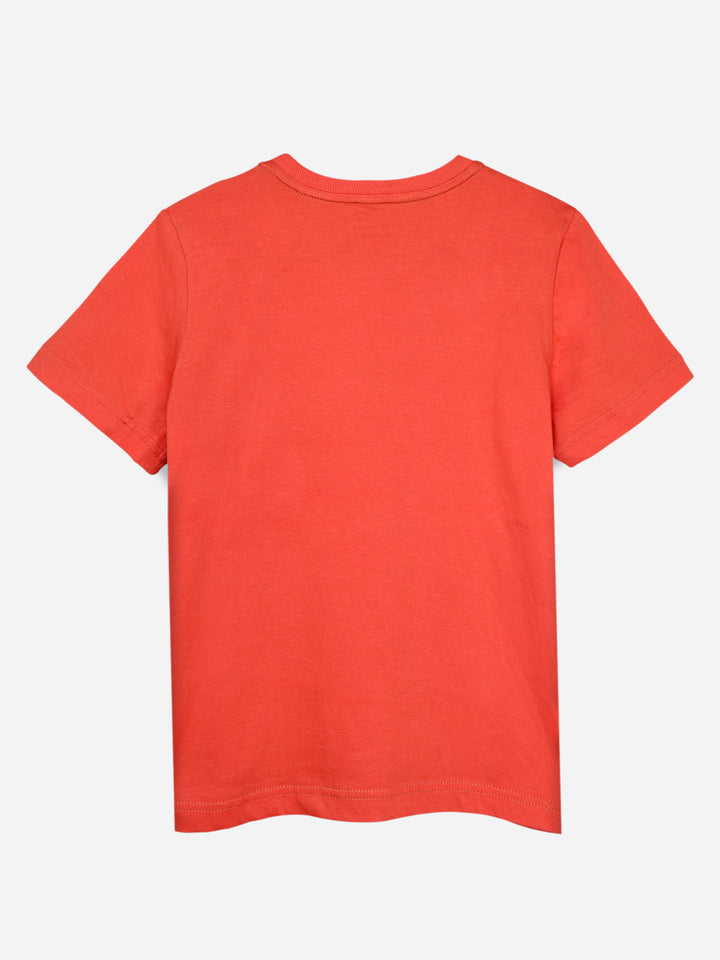 Orange Bicycle Printed Casual T-Shirt Brumano Pakistan