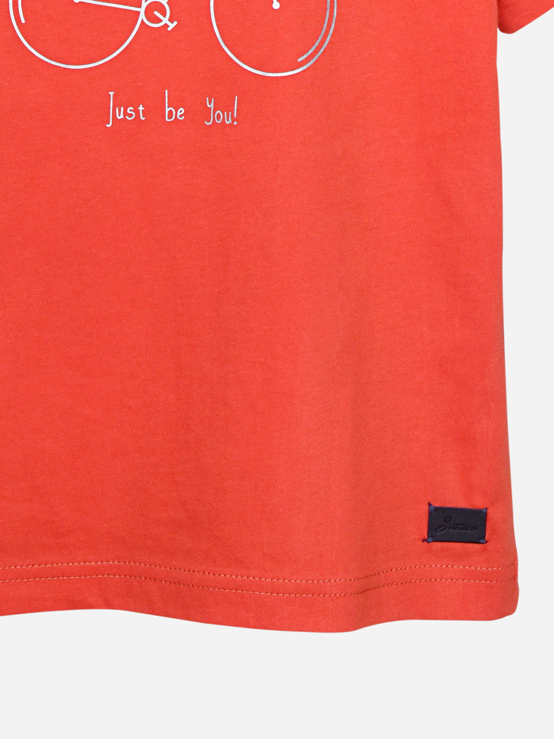 Orange Bicycle Printed Casual T-Shirt Brumano Pakistan