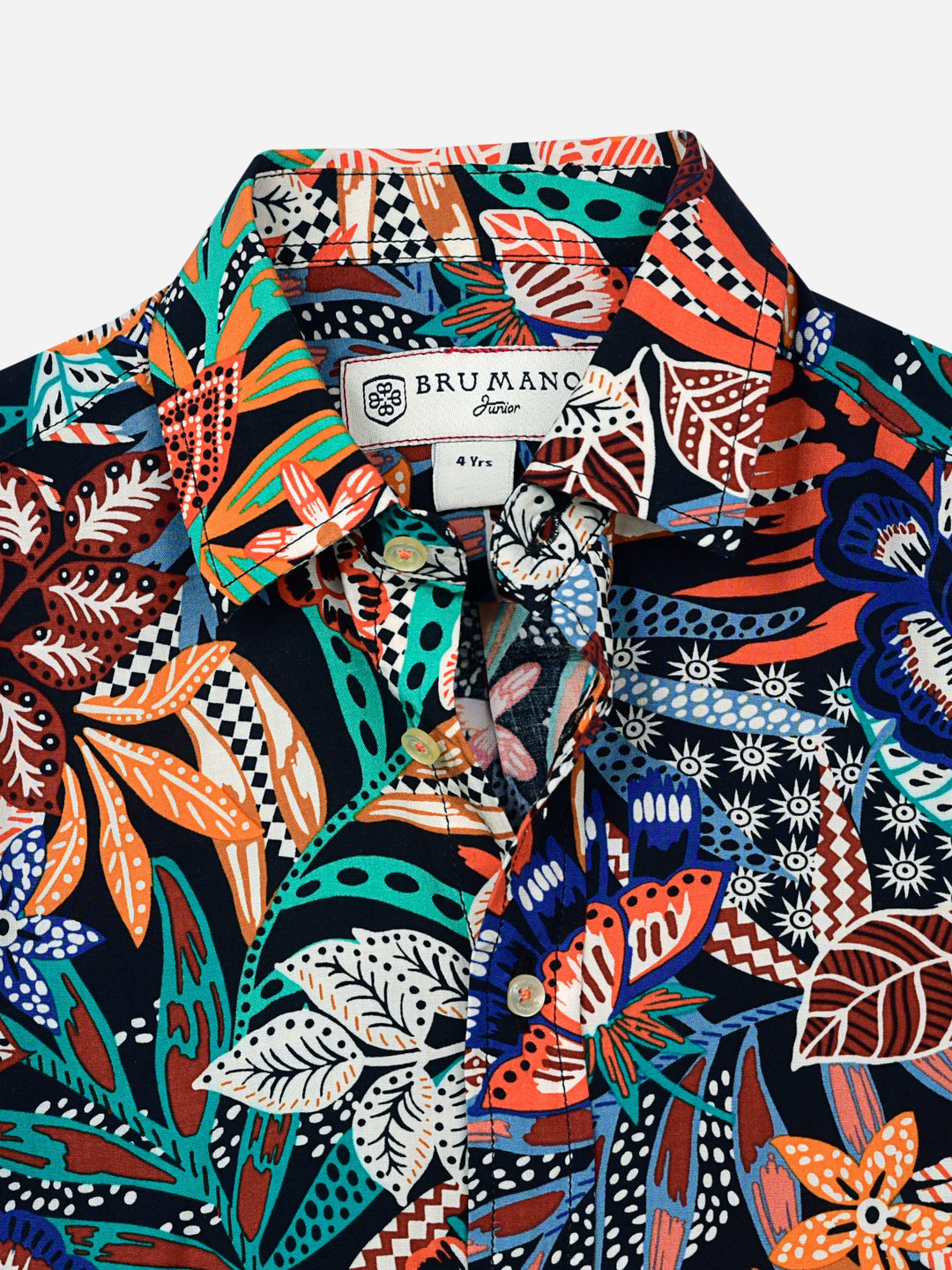 Orange Jungle Printed Casual Shirt Brumano Pakistan