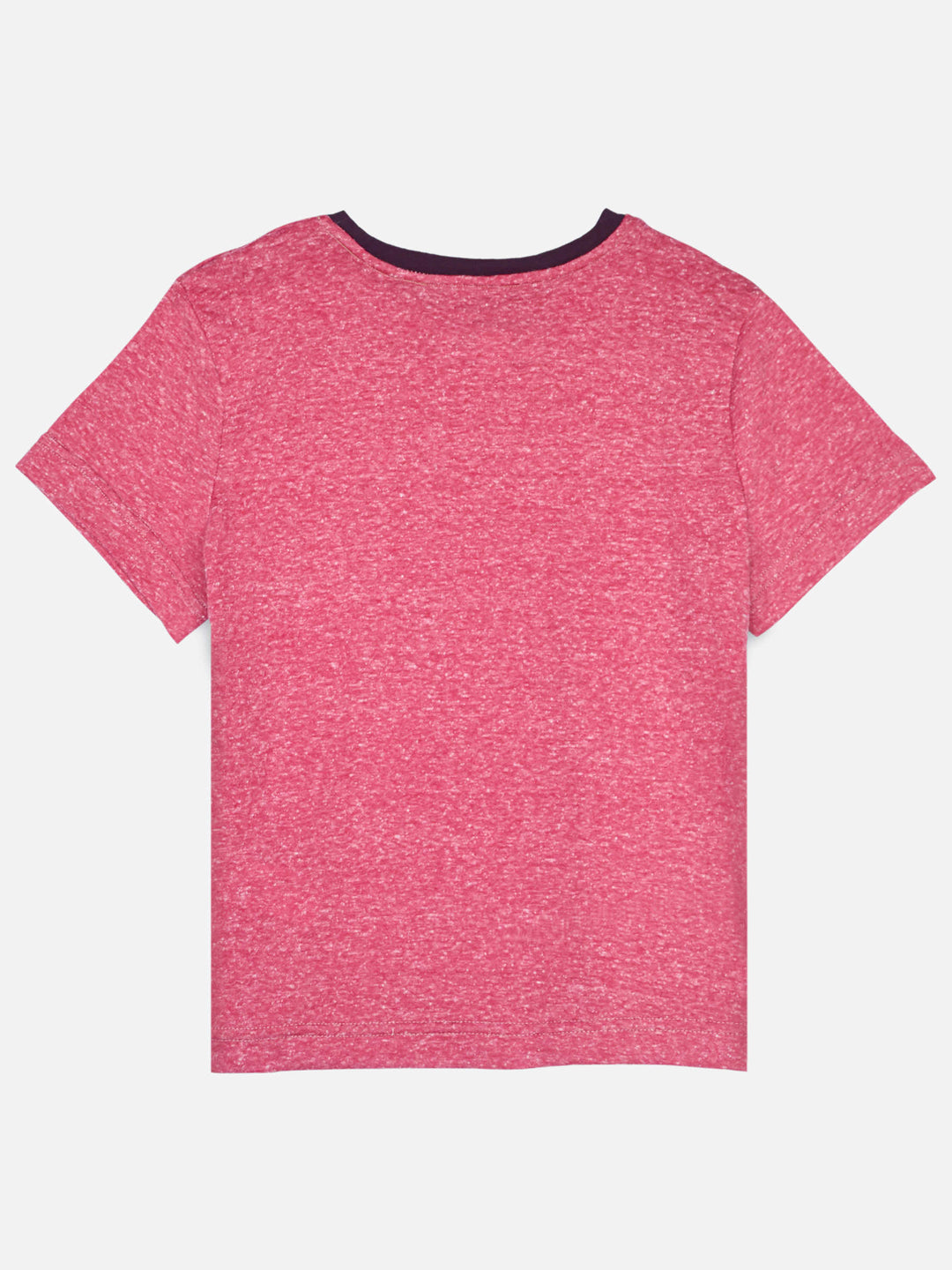 Pastel Red Crew Neck Casual T-Shirt Brumano Pakistan