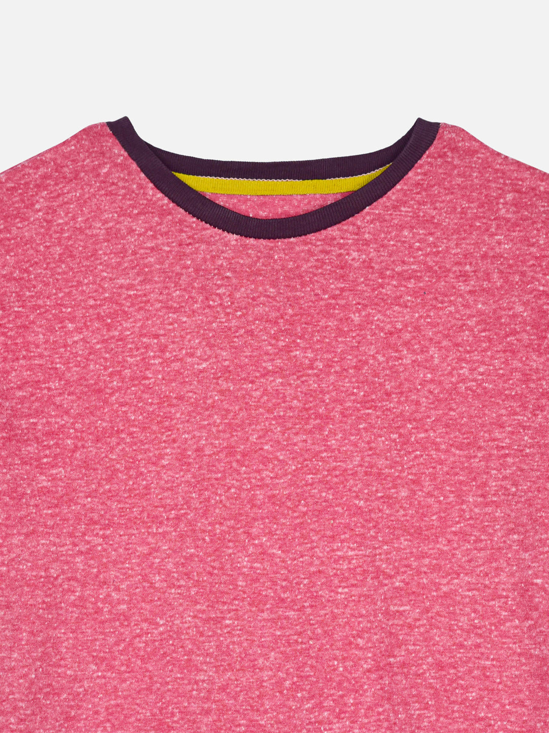 Pastel Red Crew Neck Casual T-Shirt Brumano Pakistan