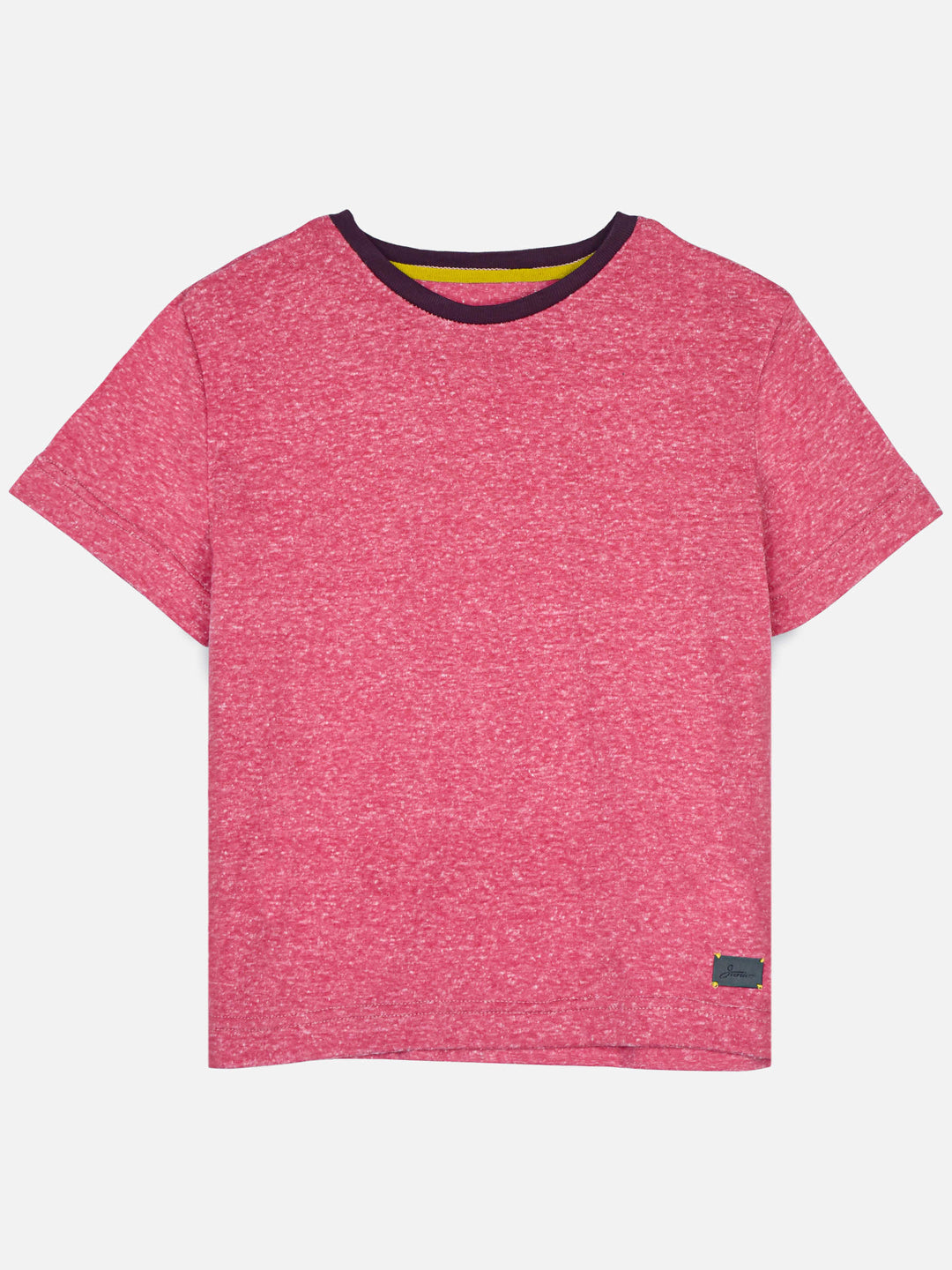 Pastel Red Crew Neck Casual T-Shirt Brumano Pakistan