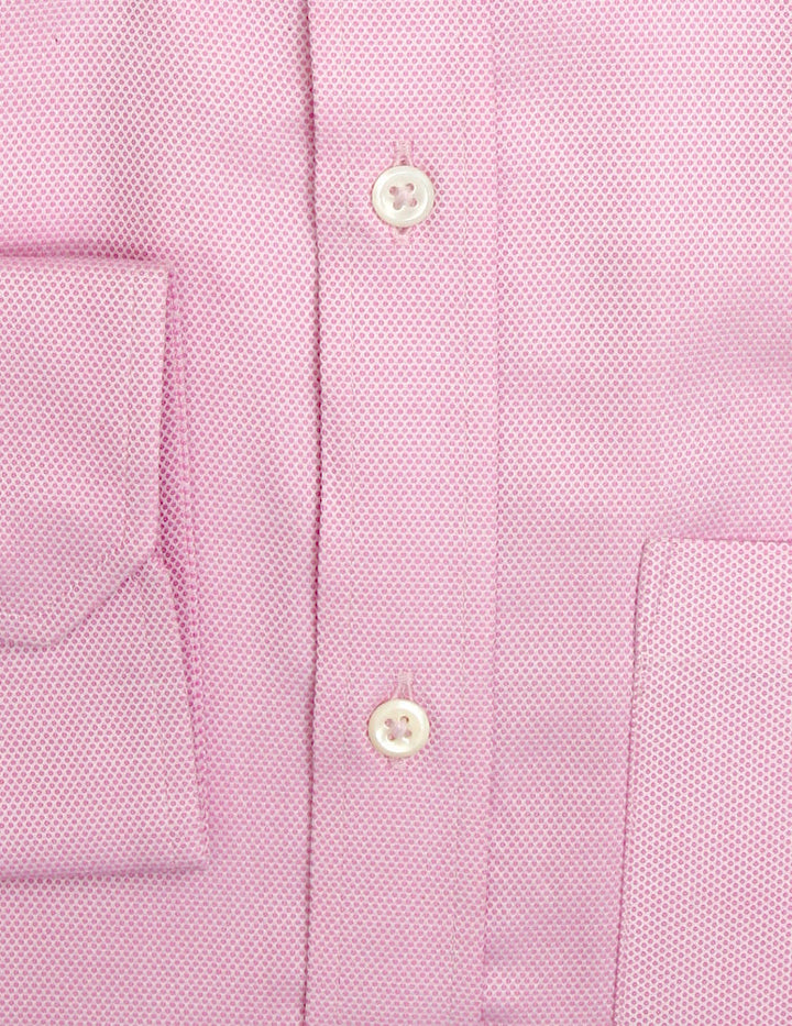 Pink Dobby Structured Shirt