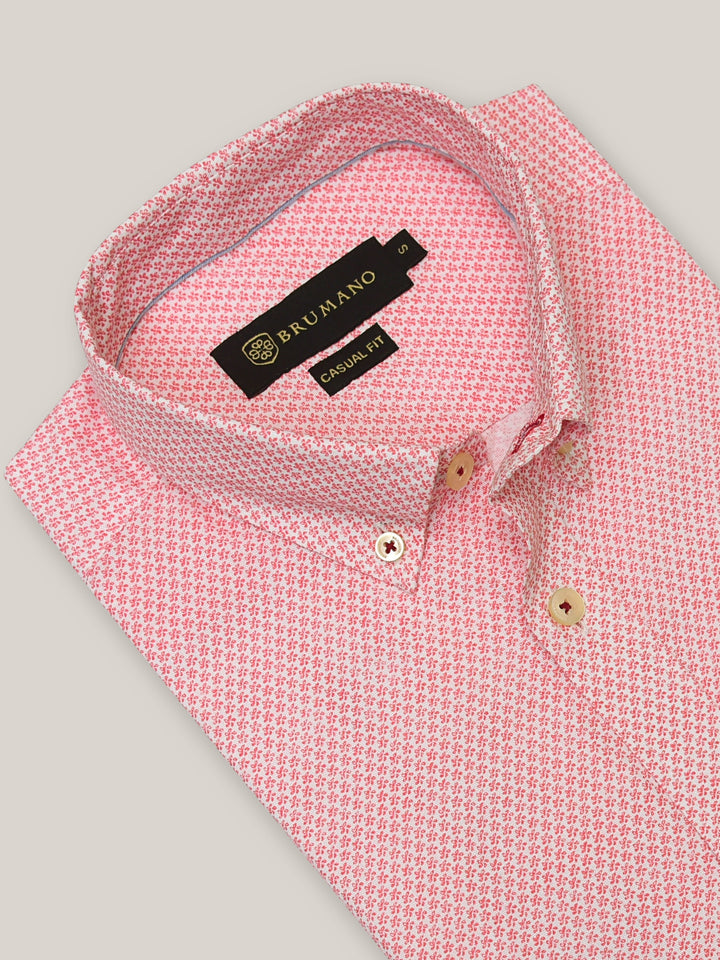 Pink Floral Printed Shirt Brumano Pakistan