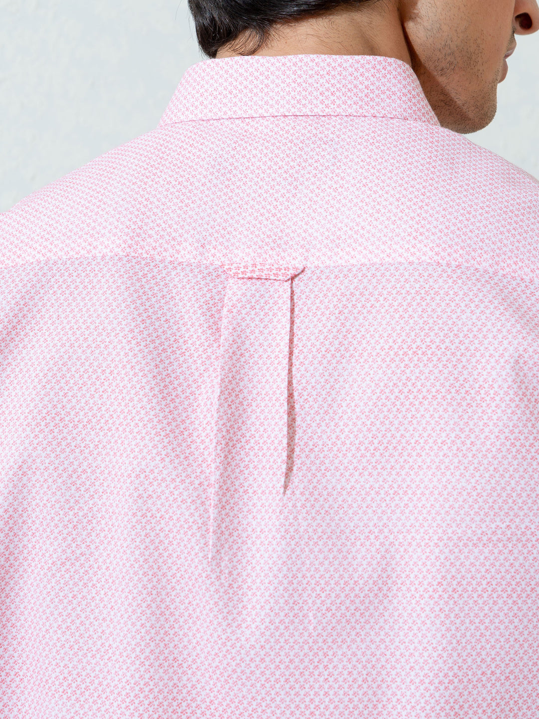 Pink Floral Printed Shirt Brumano Pakistan