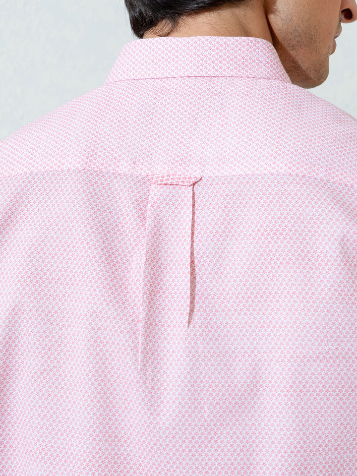 Pink Floral Printed Shirt Brumano Pakistan