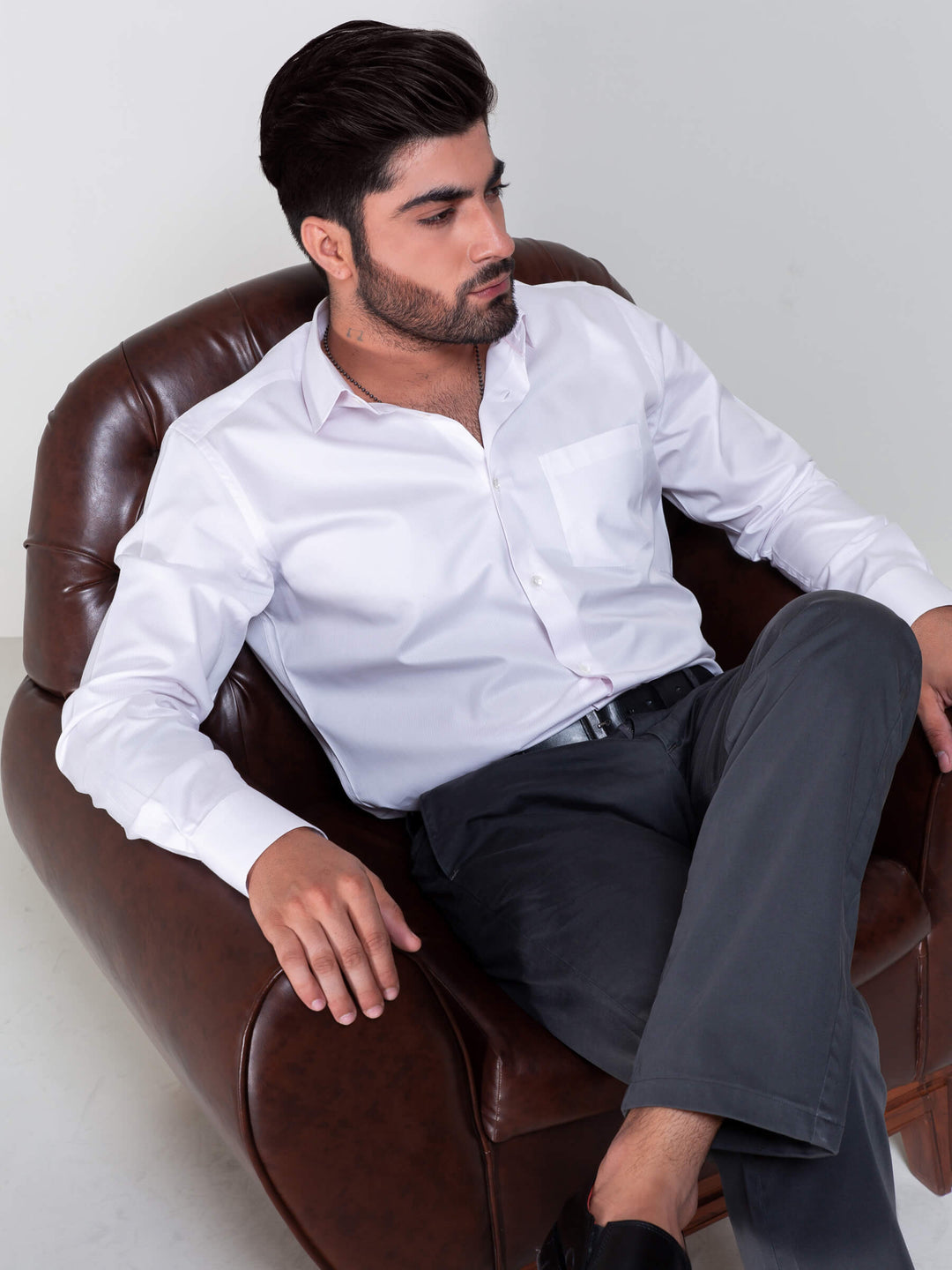 Pink Pinstripe Shirt Brumano Pakistan