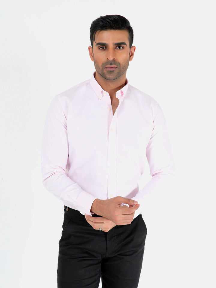 Pink Oxford Button Down Shirt Brumano Pakistan