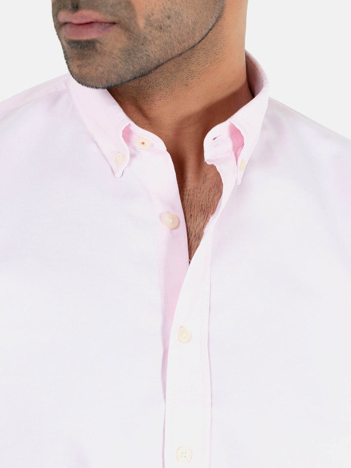 Pink Oxford Button Down Shirt Brumano Pakistan