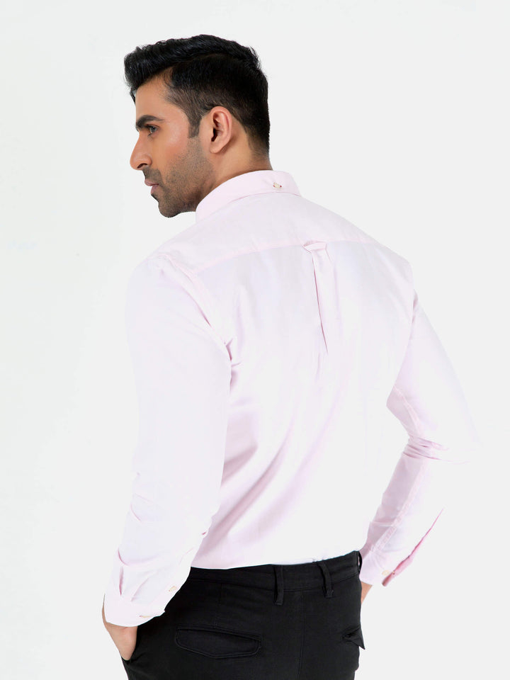 Pink Oxford Button Down Shirt Brumano Pakistan