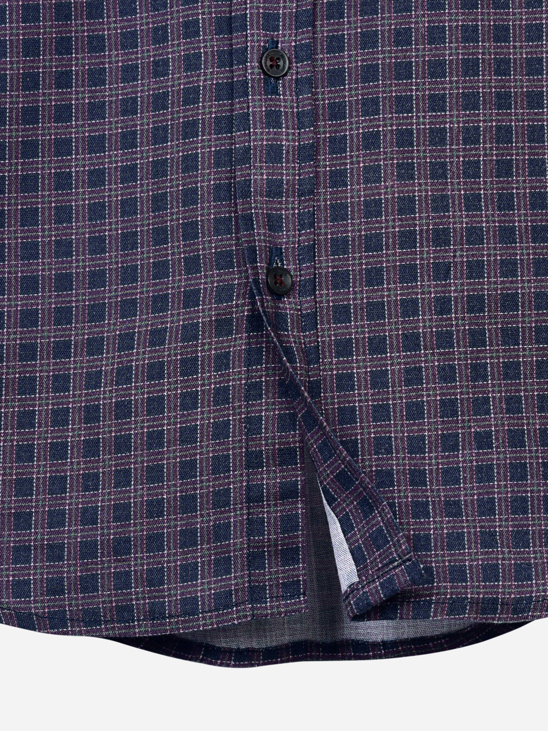 Purple Gingham Checkered Casual Shirt Brumano Pakistan