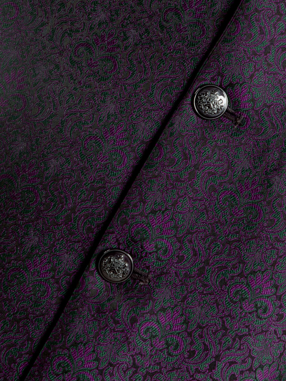 Purple Jacquard Waistcoat Brumano Pakistan