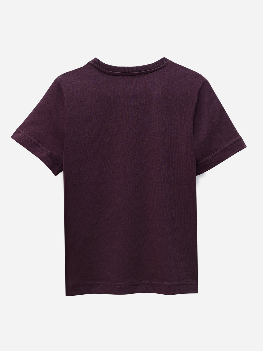 Purple Printed Short Sleeves Casual T-Shirt Brumano Pakistan