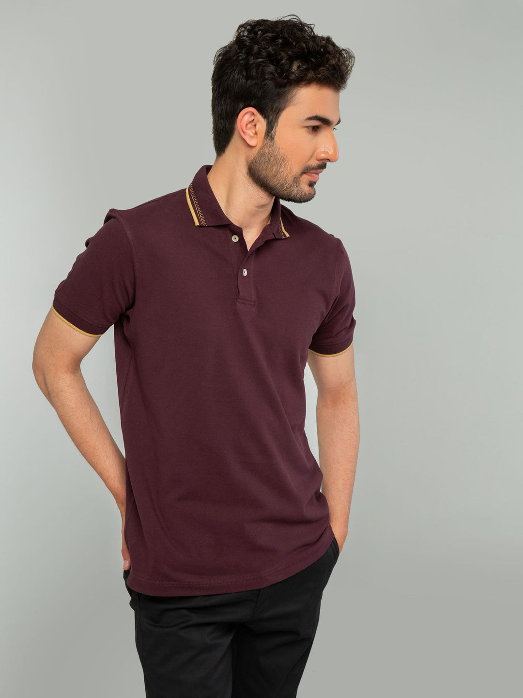 Purple Sporty Polo Brumano Pakistan