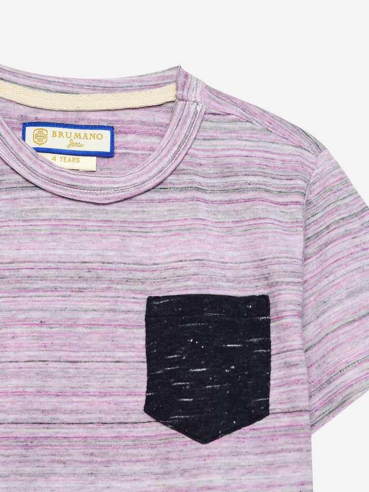Purple Striped T-Shirt Brumano Pakistan