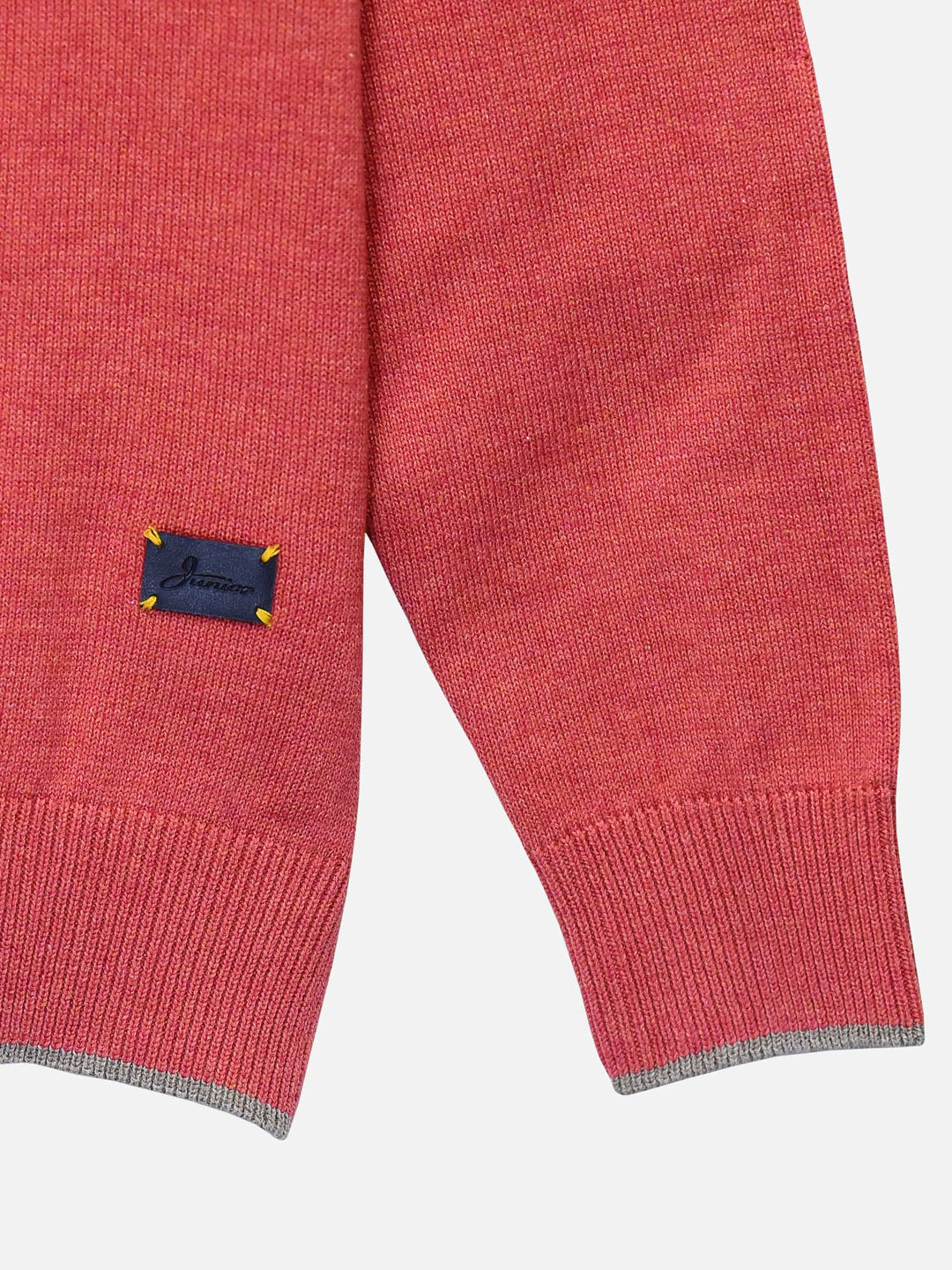 Red Casual V-Neck Sweater Brumano Pakistan