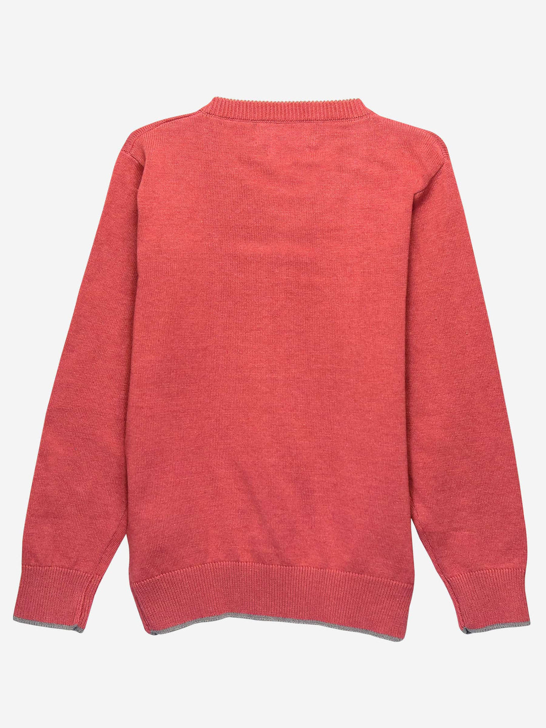 Red Casual V-Neck Sweater Brumano Pakistan