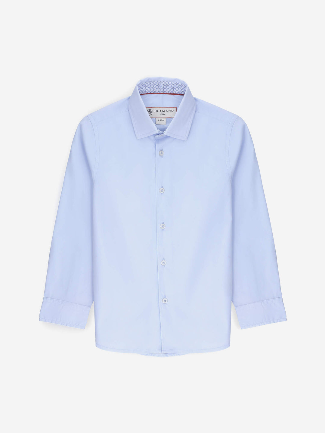 Sky Blue Satin Casual Long Sleeve Shirt Brumano Pakistan