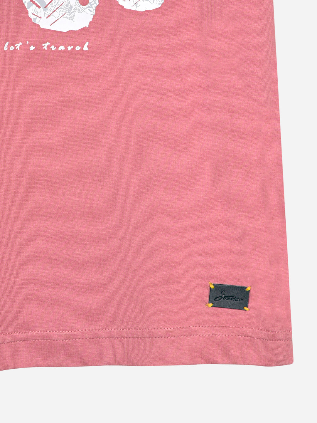 Tea Pink Graphic Printed Casual T-shirt Brumano Pakistan