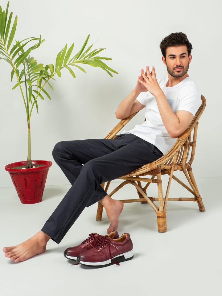 White Crew Neck T-Shirt Brumano Pakistan
