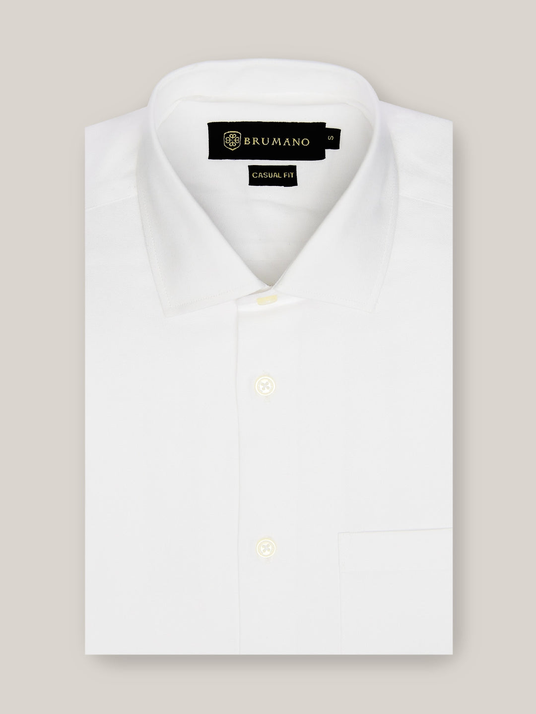 White Twill Formal Shirt Brumano Pakistan