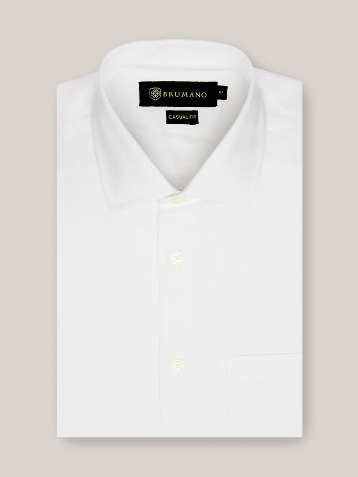 White Twill Formal Shirt Brumano Pakistan