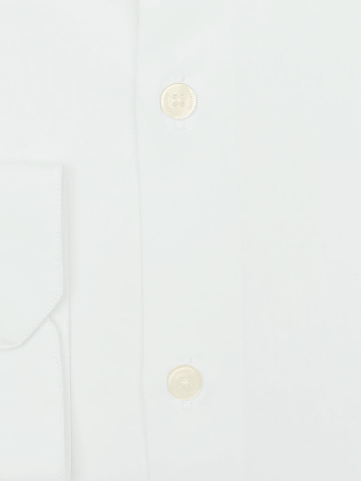 White Herringbone Light Weight Formal Shirt Brumano Pakistan