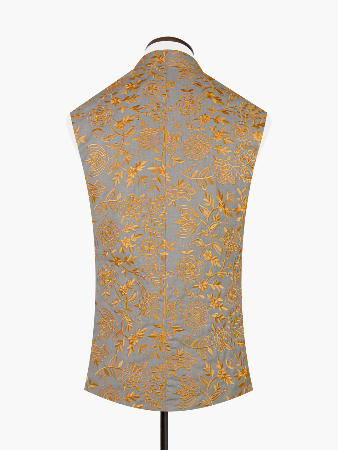 Yellow Embroidered Sartoria Waistcoat Brumano Pakistan