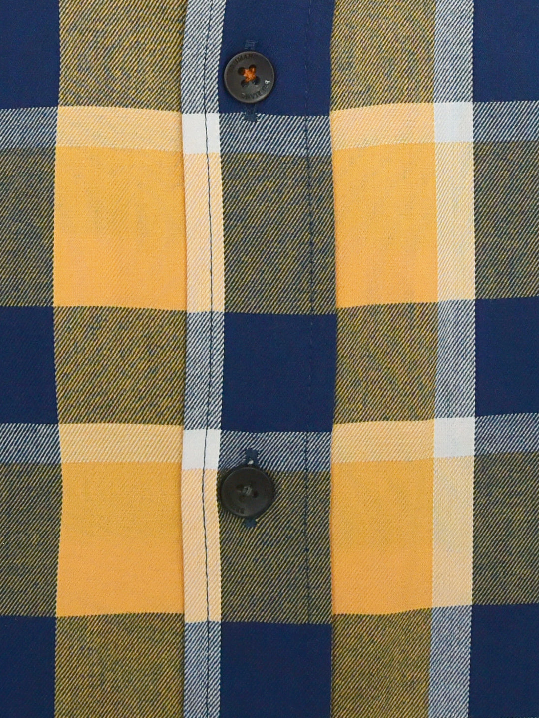 Yellow Flannel Checkered Shirt Brumano Pakistan