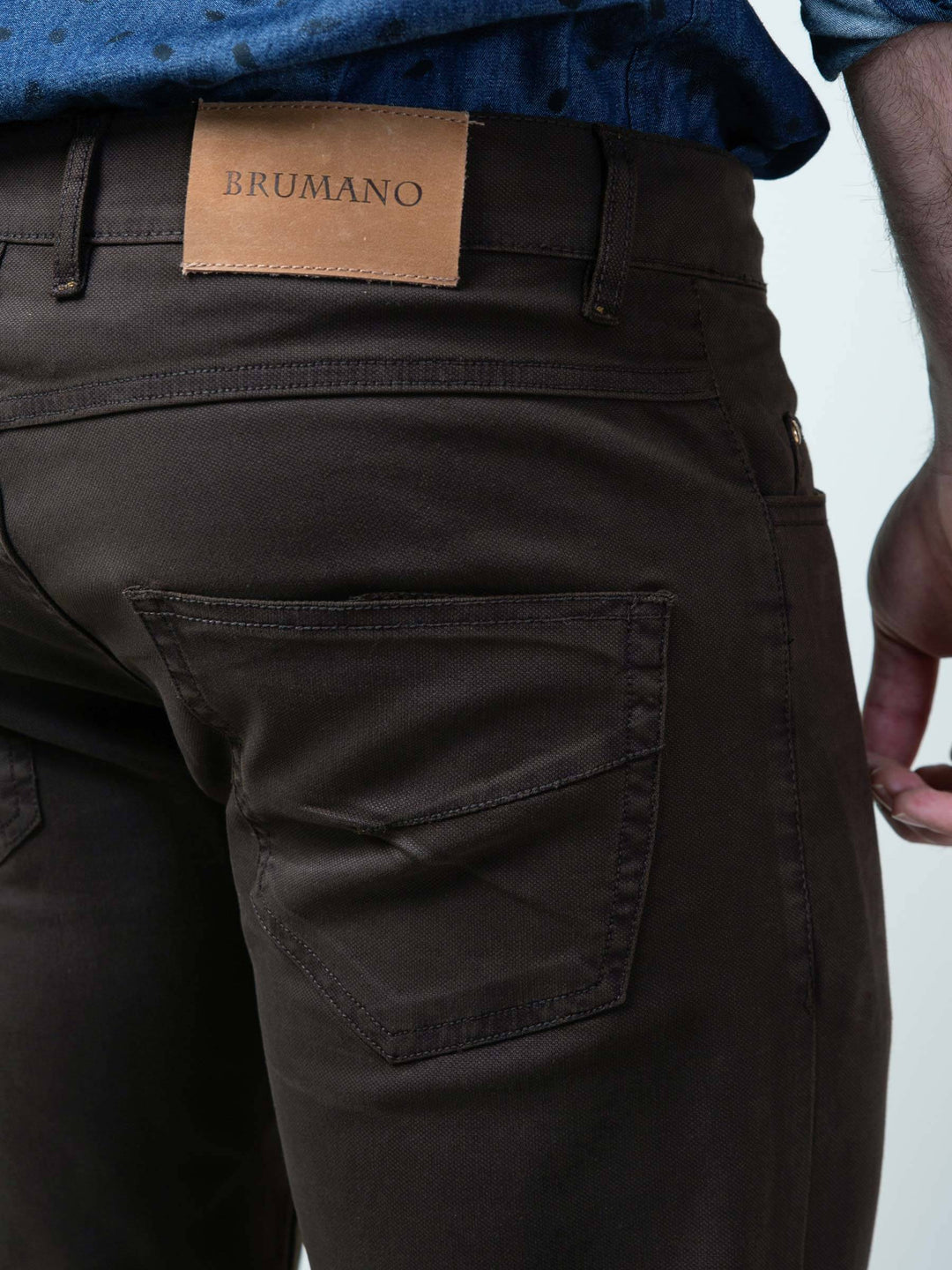 Brown Five Pocket Trouser Brumano Pakistan Update